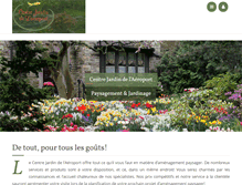 Tablet Screenshot of jardindeaeroport.com